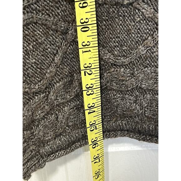 American Eagle Outfitters Woman’s Size M Gray Hooded Tunic Wool Blend Sweater - Picture 4 of 9